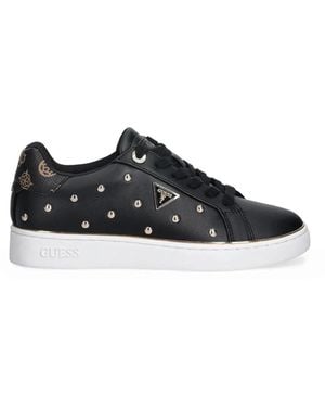 Guess Bonitah Stud-Embellished Trainers - Black