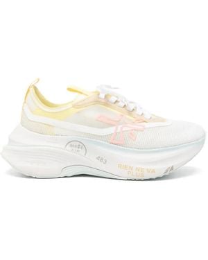 Premiata Baskets Hill 8272 À Patch Logo - White