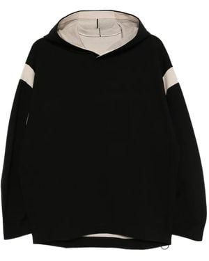 CROQUIS Spliced Hoodie - Black