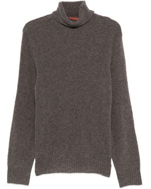 Barena Jersey con cuello vuelto - Gris