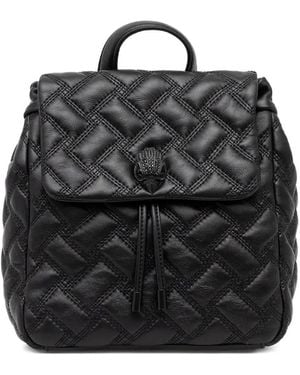 Kurt Geiger Quilted-Leather Backpack - Black