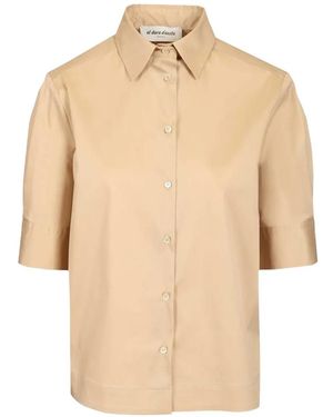 Al Duca d'Aosta Boxy-Cut Short-Sleeve Shirt - Natural