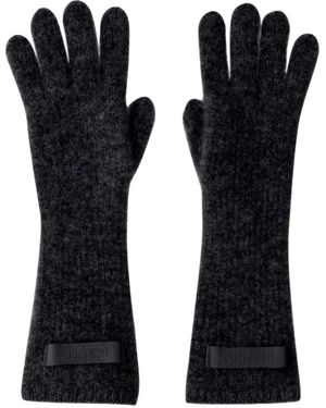 Jacquemus Gestrickte Handschuhe - Schwarz