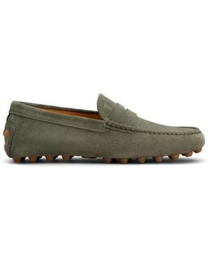 Tod's Gommino Loafer Aus Wildleder - Grün