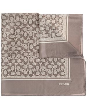 COACH Foulard Con Motivo Logo - Neutro