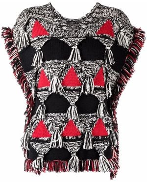 Etro Tassel-Detail Wool Jumper - Red