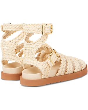 Zimmermann Goldie Gladiator Sandalen - Naturel