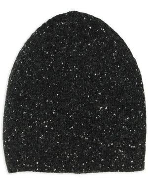 The Row Marvy Melange Beanie - Black