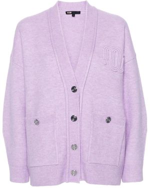 Maje Cárdigan largo - Morado