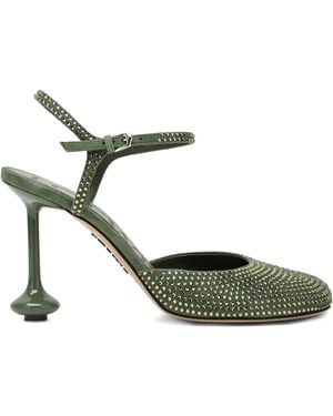 Loewe Toy Leather Pumps - Green