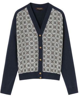 Loro Piana Cárdigan Mendoza - Negro