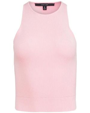 Toccin Avery Racer Ribbed Tank Top - Pink