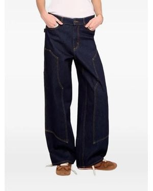 Zadig & Voltaire Perya buttoned jeans - Blau