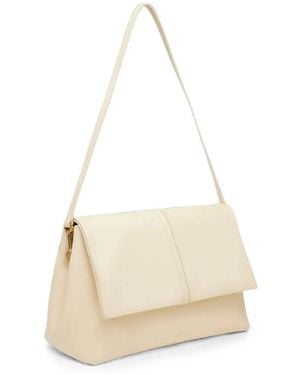 MANU Atelier The Fold Leather Shoulder Bag - White