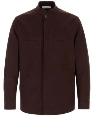 Umit Benan Bruce Chest-Pocket Shirt Jacket - Purple