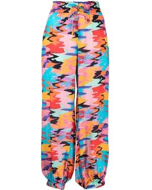 Solid & Striped The Prem Graphic-Print Pants - Multicolour