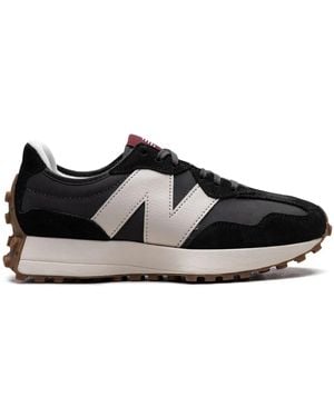 New Balance 327 Lace-Up Sneakers - Black