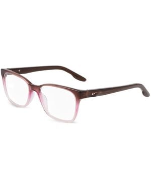 Nike Eckige Brille Mit Farbverlauf - Braun