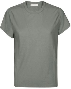 Incotex Fijngebreid T-Shirt - Grijs
