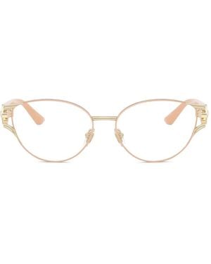 Versace Occhiali Cat-Eye Con Placca Medusa - Bianco