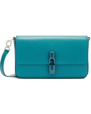 Furla S Iride Logo-Detail Cross Body Bag - Blue