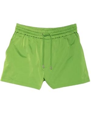 Maje Shorts Mit Kordelzug - Grün