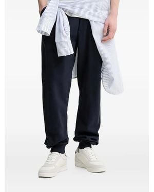Les Deux Dexter Drawstring-Cuffed Track Trousers - Blue