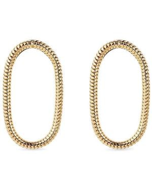 Fernando Jorge Single Chain Short Earrings - Metallic