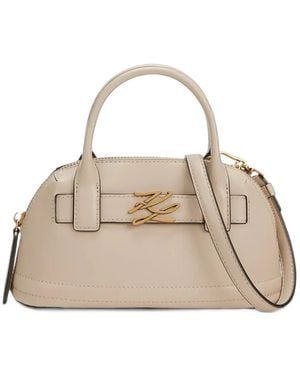 KARL LAGERFELD K/Autograph Mini-Tasche - Natur