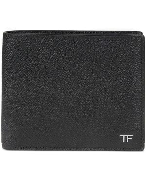 Tom Ford Portemonnaie Mit Logo - Schwarz