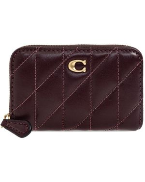COACH Wallets & Cardholders - Purple