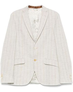 Etro ストライプ ジャケット - ホワイト