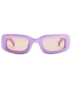 AKILA Verve Sonnenbrille Mit Eckigem Gestell - Pink
