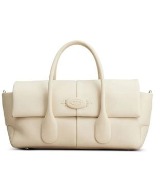 Tod's 'Reverse Ew' Bag - Natural