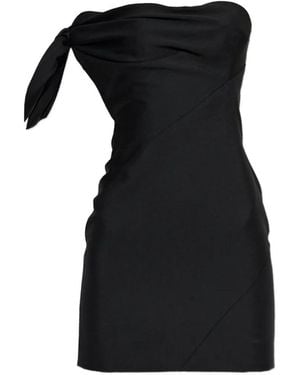 Givenchy Bow-Detail Draped Dress - Black