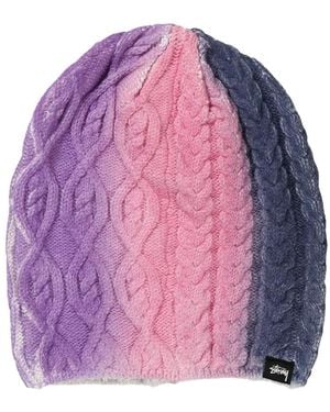 Stussy Spray Skullcap Beanie - Pink