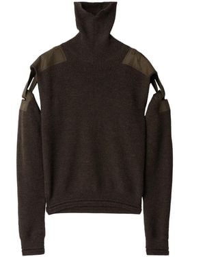Burberry Pullover Mit Abnehmbaren Ärmeln - Schwarz