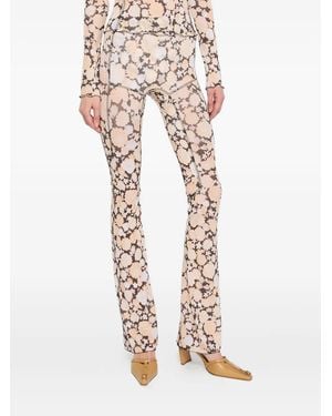 KNWLS Floral-Print Leggings - White