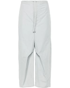 Lemaire ドローストリング クロップドパンツ - ホワイト