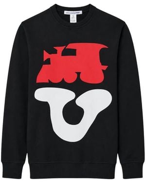 Comme des Garçons Graphic-Print Sweatshirt - Black