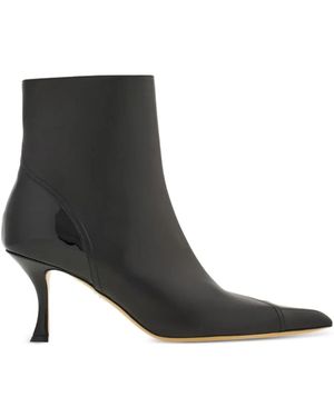 Ferragamo レザーブーツ - ブラック