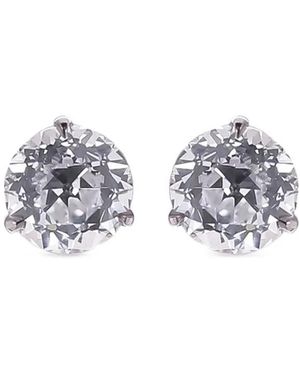 with love Pendientes Travel Con Diamantes De Laboratorio - Blanco
