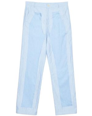 Edward Cuming Layered Panelled Trousers - Blue