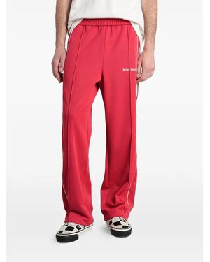 Palm Angels Pantalon De Jogging À Rayures Latérales - Red