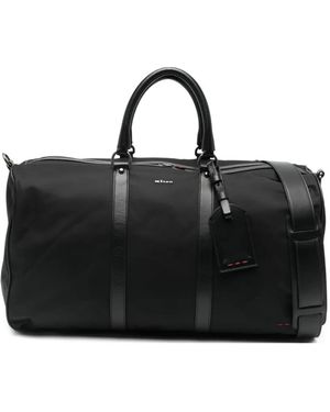 Kiton Logo-Detail Holdall - Black