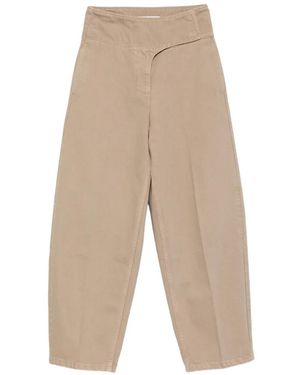 Ami Paris Wrapped Belted Trousers - White
