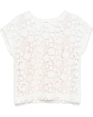P.A.R.O.S.H. Lace Blouse - White