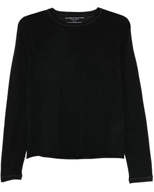 Majestic Filatures Merino Wool Sweatshirt - Black