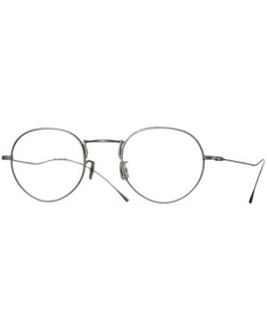 Eyevan 7285 Gafas 194 Con Montura Redonda - Blanco