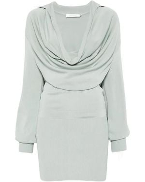 AYA MUSE Vida Cowl-Neck Dress - Grey